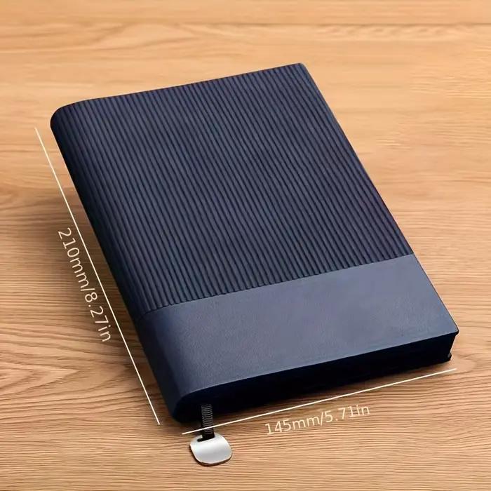 Carnet A5 avec couverture en simili cuir de haute qualité, 100 feuilles, idéal pour le bureau quotid