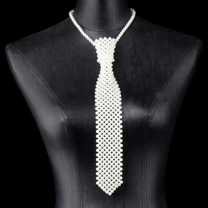 Nœud papillon perlé fait main, style tendance et populaire, pour garçons et filles, accessoire de mo