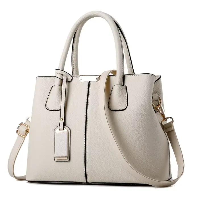 Sacs à main en cuir PU pour femmes, grand fourre-tout pour dames, sacs à bandoulière carrés initiés,