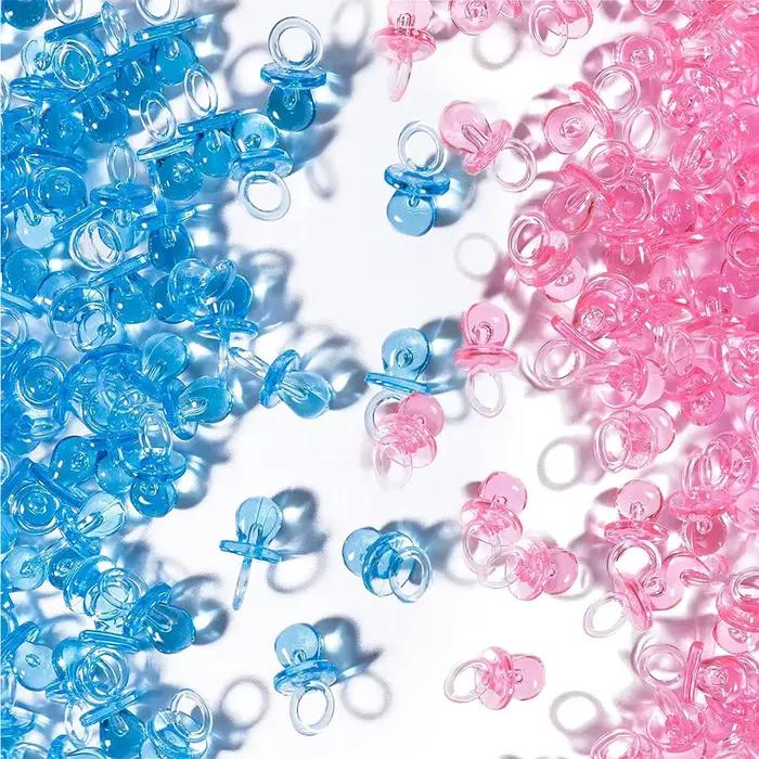 Sucettes pour jeu de réception-cadeau pour bébé, sucettes en plastique pour décoration de réception-