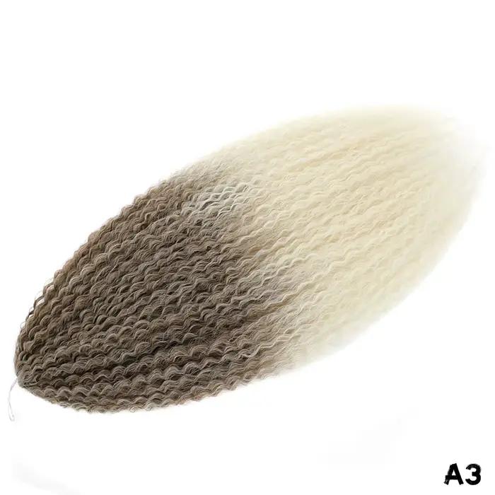 Crochet cheveux Afro boucles tressage Extensions de cheveux synthétique africain tressé cheveux pour