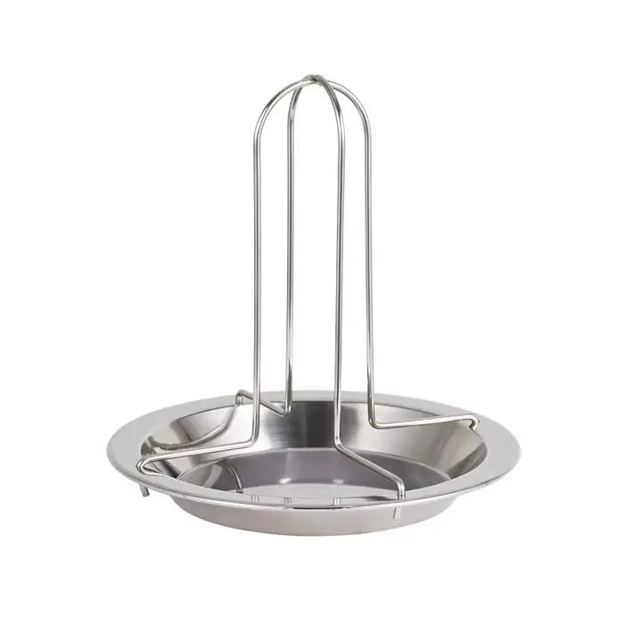 Support de gril à rôtir avec bol, support de rôtissoire pour poulet, outils de cuisine pour barbecue