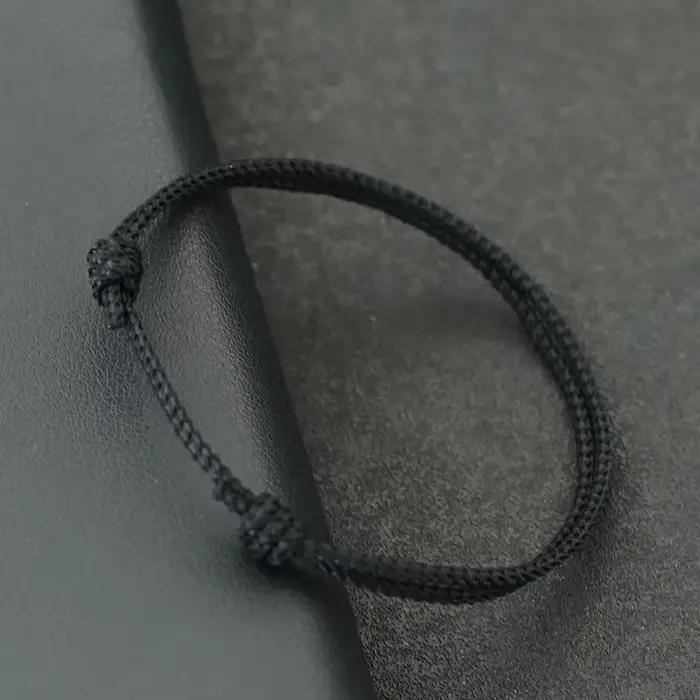Bracelet Simple pour petit ami mari, tissage fait à la main, corde coulissante et réglable, cadeau d