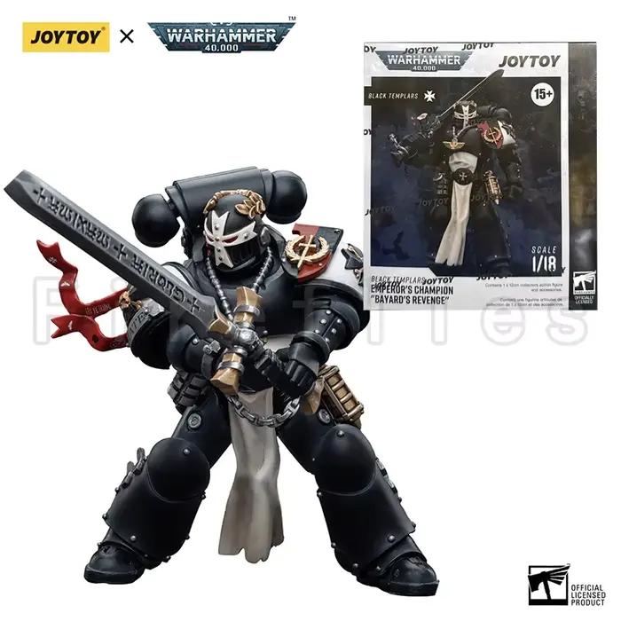 JOYTOY – figurine d'action 40K, Champion des templiers noirs de l'empereur, la vengeance de Bayard, 