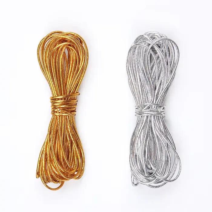 Tresses de cheveux tressées africaines, accessoires pour dreadlock, argent, or, décoration, style miroitant, extensible, élastique
