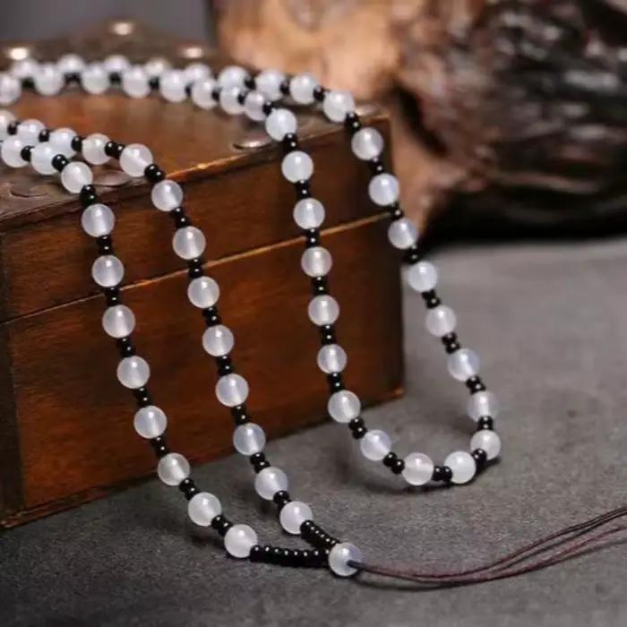 Nouveau cordon de pendentif tressé à la main, chaîne polyvalente longue en corde