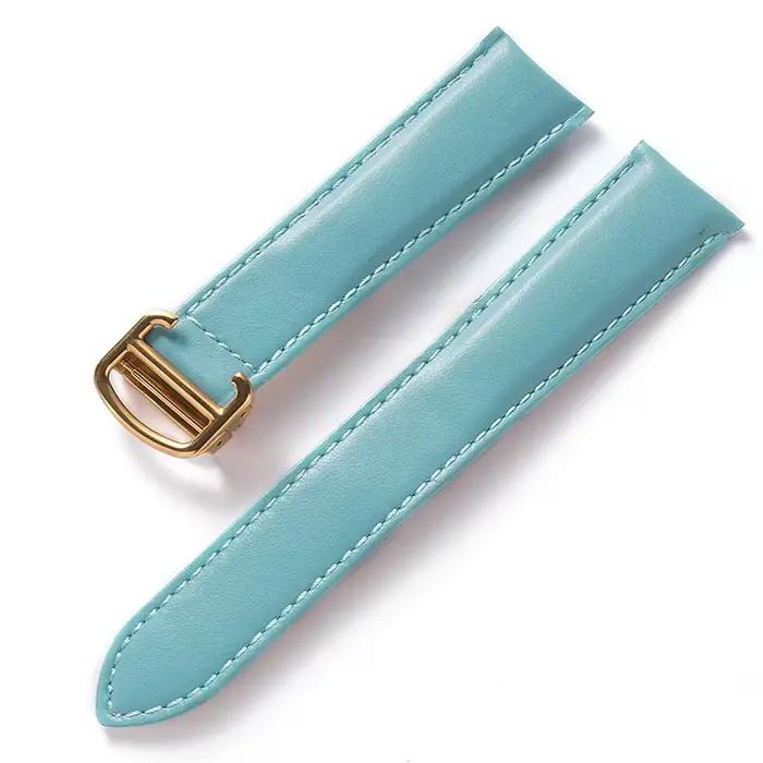 Bracelet en cuir pour hommes et femmes, précieux bracelet Cartier SOLO London, violet, marron, accessoires de bracelet, 14mm, 16mm, 18mm, 20mm