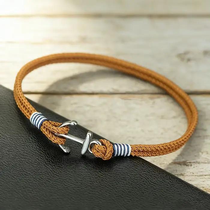 Bracelet ancre élégant pour hommes