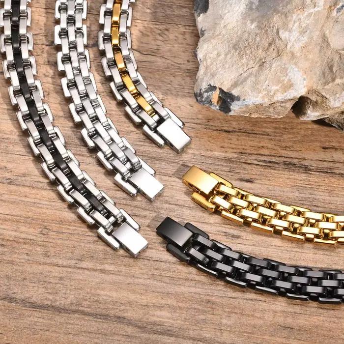 Vnox – Bracelets à maillons épais pour hommes