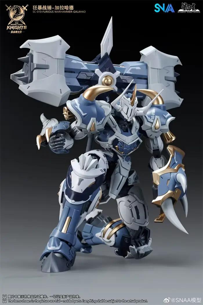 SNAA GALAHAD FURIOUS WARHAMMER 1/144 BE SC-010 Kit de modèle en plastique des Chevaliers de la Table Ronde, modèle à assembler