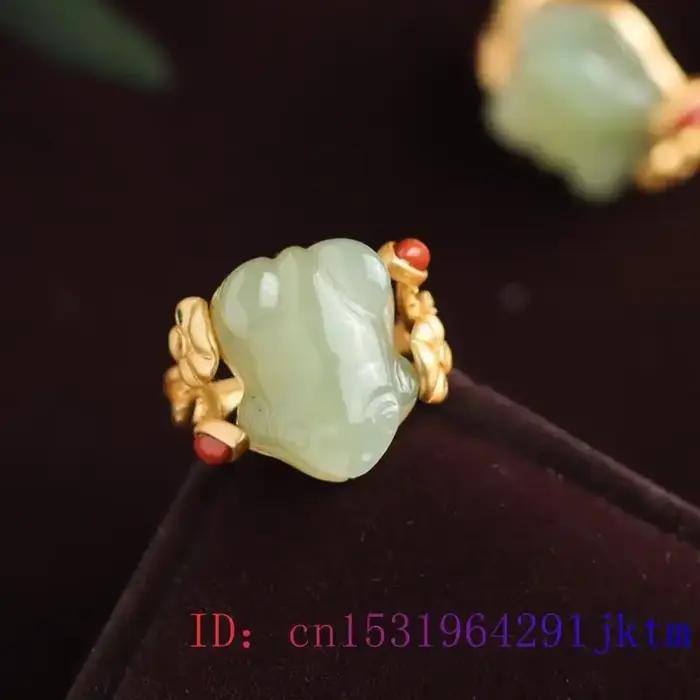 Bague grenouille en argent 925 pour femme, bague réglable, breloques vertes, accessoires de créateur naturels, bijouterie de mode