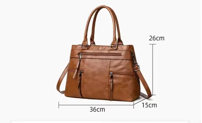 Sacs à main à poignée supérieure en cuir PU pour femmes, sac à bandoulière initié pour dames, sacs à main élégants, sacs fourre-tout décontractés, sacs à main de haute qualité