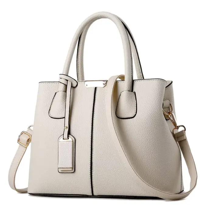 Sacs à main en cuir PU pour femmes, grand fourre-tout pour dames, sacs à bandoulière carrés initiés, nouvelle mode