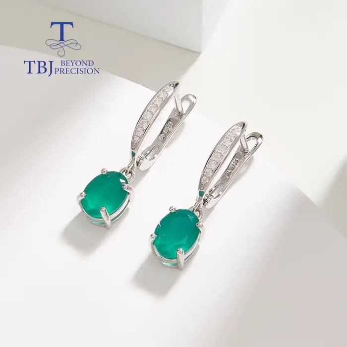 2026, Collier pendentif simple en argent sterling 925 avec agate verte naturelle