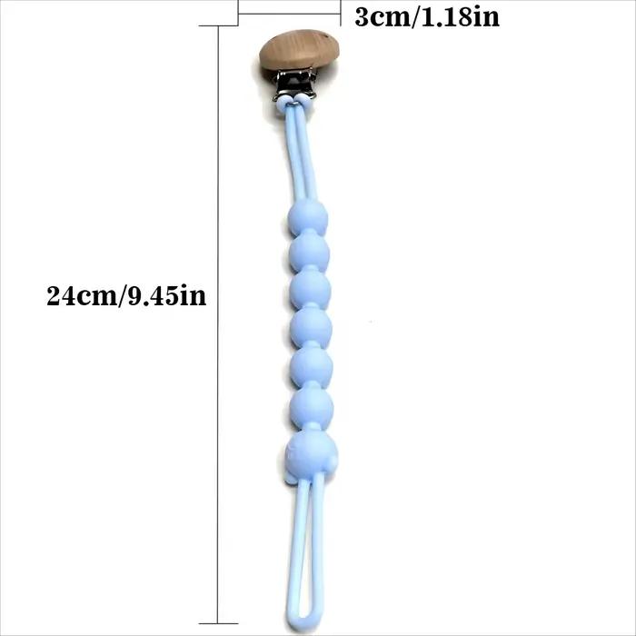 1/9 pièces bébé une chaîne de sucette bébé sucette lanière de qualité alimentaire Silicone dentition anneau de dentition Anti perte sucette Anti chaîne de chute
