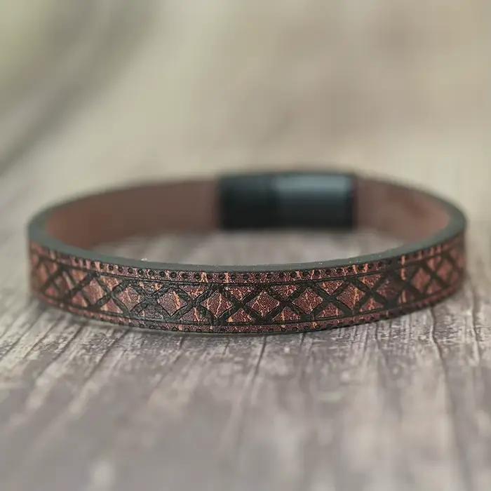 Bracelet en cuir élégant pour hommes