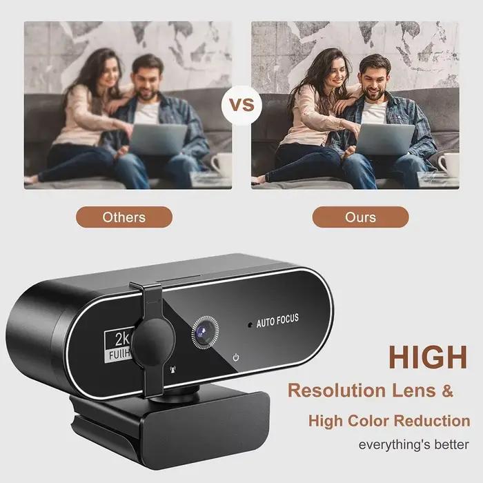 Xiaomi 4K Streaming caméra Web 2K Autofocus Full HD USB Webcam 1080P 60FPS avec Microphone PC portable caméra de prise de vue vidéo 2025
