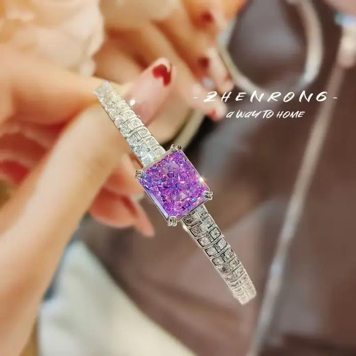 Bracelet en argent sterling 925, motif fleur de glace, bijou de mode exquis pour femme, accessoire élégant