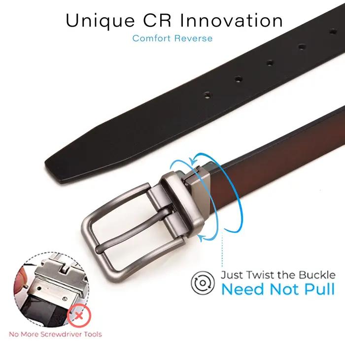 Ceinture en cuir pour hommes, boucle ardillon automatique, haute qualité, bracelet en cuir pour hommes, Jeans de luxe, accessoires pour hommes
