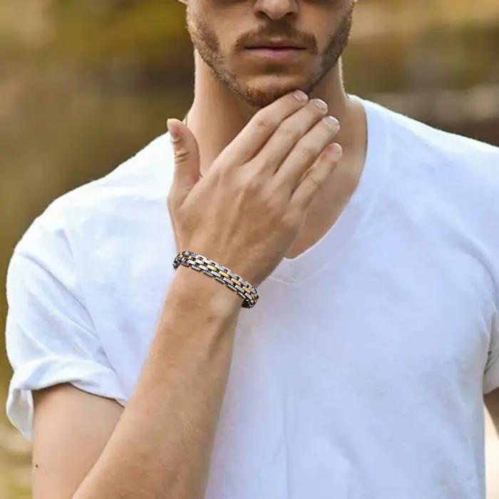 Vnox – Bracelets à maillons épais pour hommes