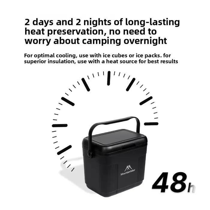 Réfrigérateur portable Mountainhiker 22L Black Knight pour le camping en plein air, la pêche - Boîte de conservation des aliments pour la maison, boîte de rangement pour voiture