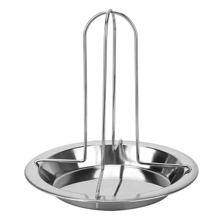 Support de rôtissoire jetable T1, outils de barbecue en plein air, acier au carbone, assiette grillée antiarina jetable