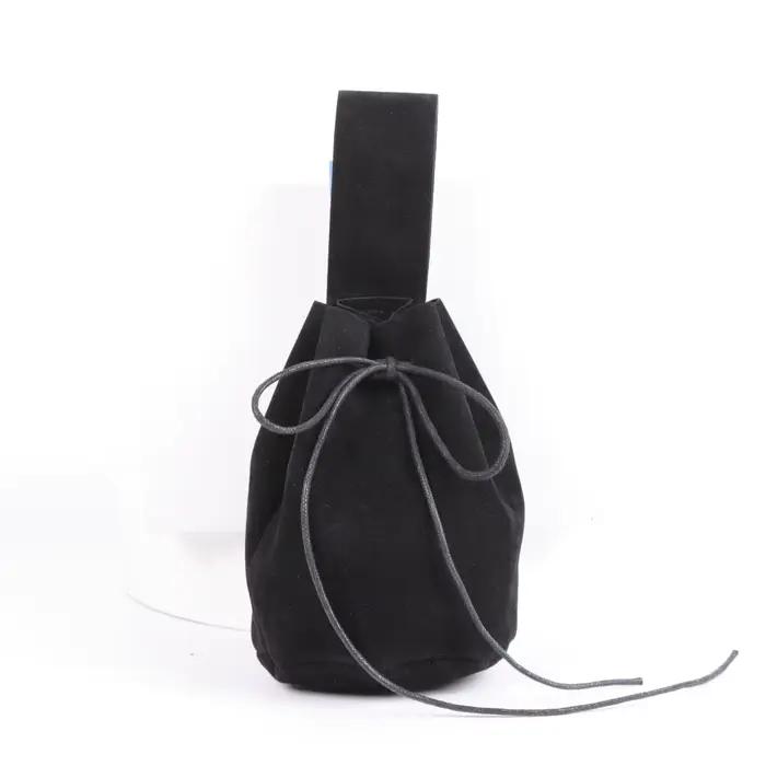 Ensemble médiéval en simili cuir avec sac à cordon Portable, sac de taille rétro en cuir synthétique PU, tenue d'halloween