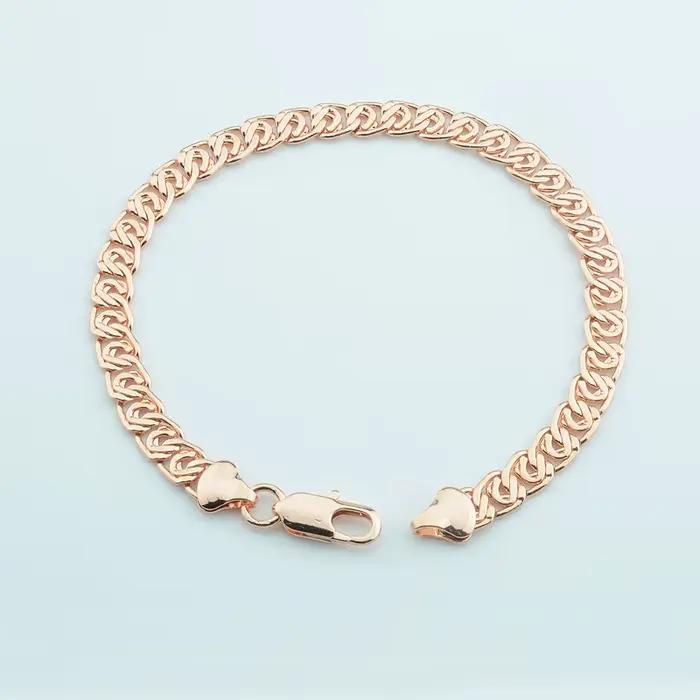 Bracelet couleur or Rose pour hommes et femmes, 7mm, 18cm-23cm, bijoux