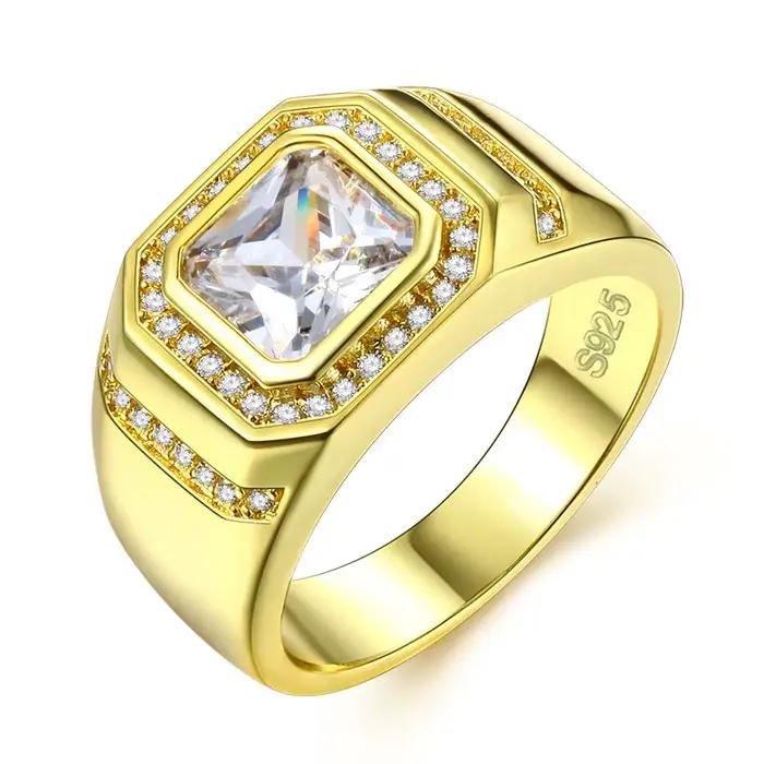 Bague de mariage en or pour hommes