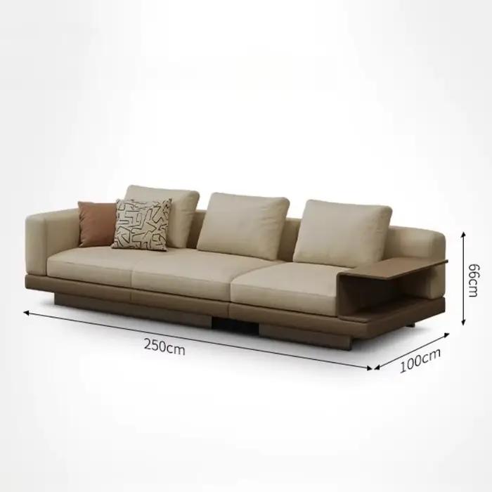 Cuir Europe canapé adultes accoudoir concepteur élégant canapé d'angle salon sol Articulos Para El Hogar meubles de maison