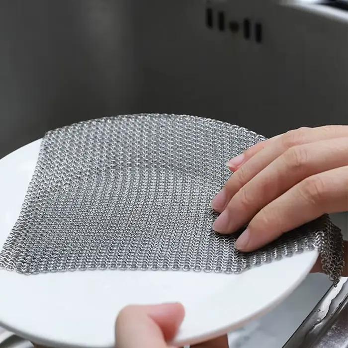 Nettoyant pour acier inoxydable, nettoyage de cuisine, casseroles, poêles, fournitures de lavage pour acier inoxydable, outils de nettoyage pour micro-ondes, articles ménagers