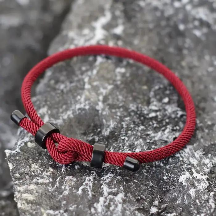 Bracelet Unique pour hommes, avec boucle en acier inoxydable, fabriqué à la main, réglable de qualité A, chaîne de 4mm, accessoires quotidiens décontractés, nouvelle collection