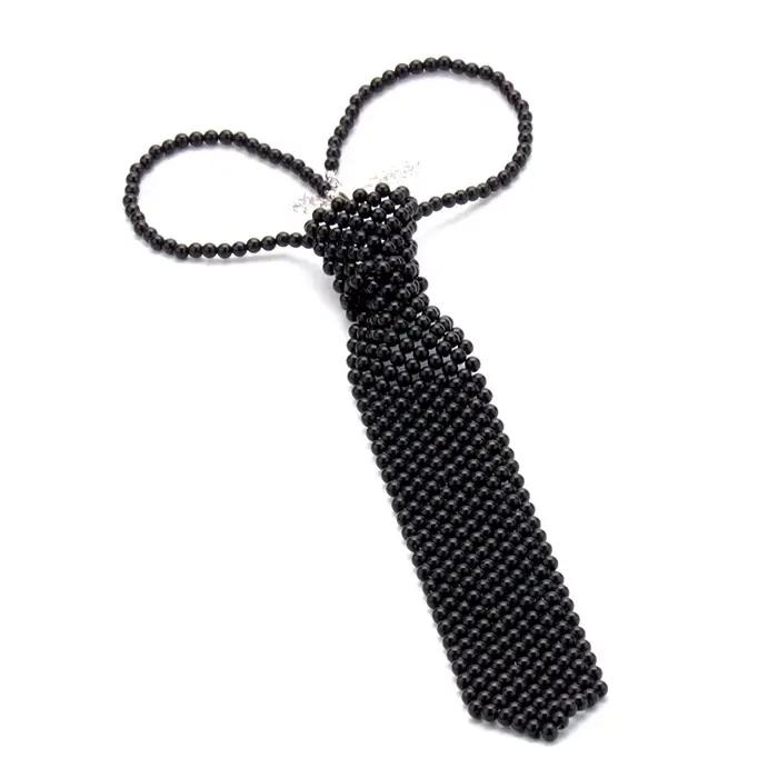 Nœud papillon perlé fait main, style tendance et populaire, pour garçons et filles, accessoire de mode élégant
