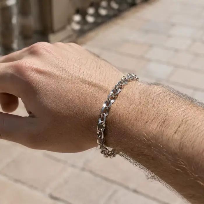Bracelet en acier inoxydable pour femmes et hommes, chaînes minimalistes, bijoux en gros, fournisseur en gros, sur mesure
