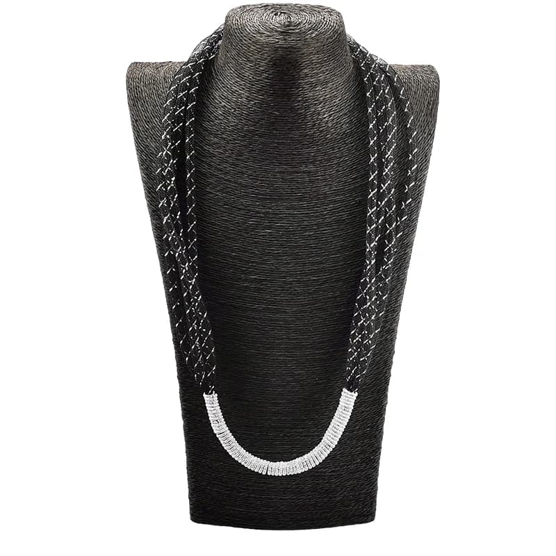 UKEBAY – colliers en maille, chaînes en alliage, pendentif fait à la main, corde en dentelle noire, bijoux originaux, accessoires cadeaux pour femmes