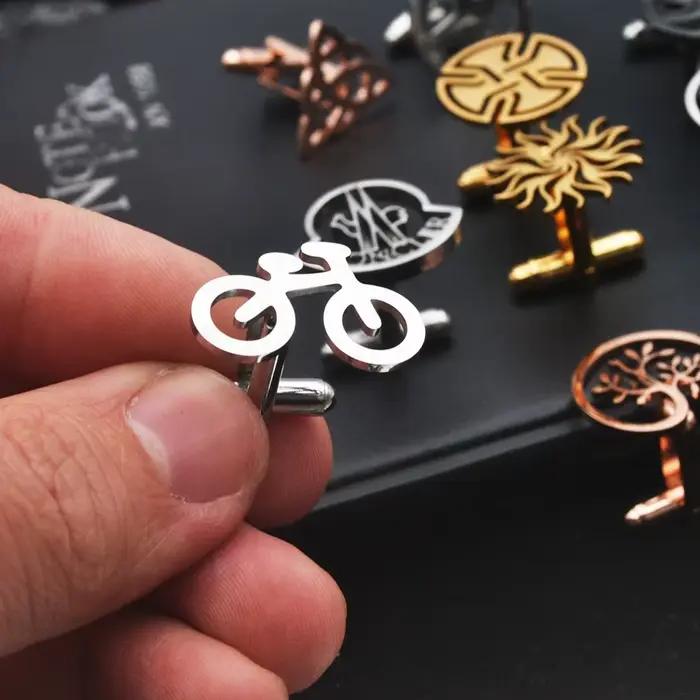 Boutons de manchette personnalisés spéciaux 2025, vos boutons de manchette à motifs, boutons de manc