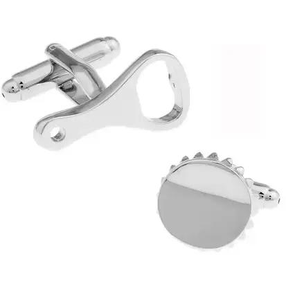 Boutons de manchette haut de gamme en matériau rouge pour pompiers, modèle design, pour chemise fran