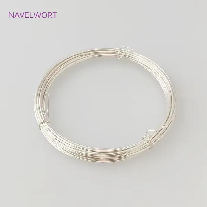 Fil de cuivre plaqué or véritable 0.2mm-1mm 14k/18k, pour la fabrication de bijoux, artisanat de bij