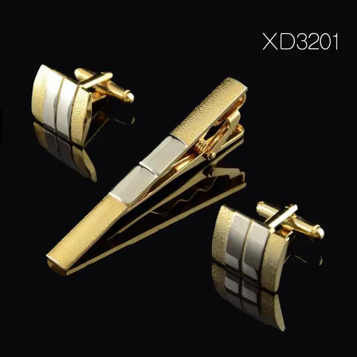 Ensemble de Clips et lèvent de Manchette en Or pour Homme, Bijoux Classiques en Cuivre, Épingle de C