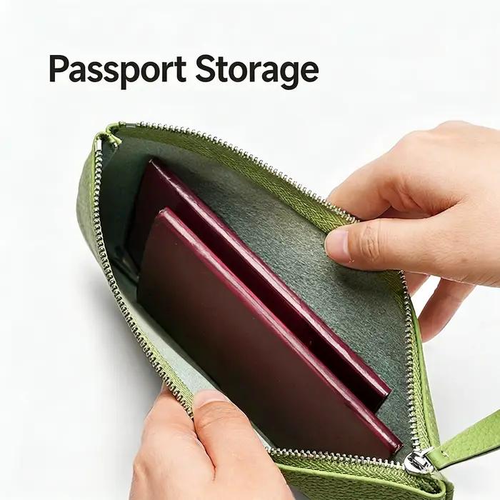 Pochette cosmétique en cuir, adaptée aux portefeuilles, porte-monnaie, rouges à lèvres, cosmétiques, sac de rangement de voyage, de haute qualité et portable.