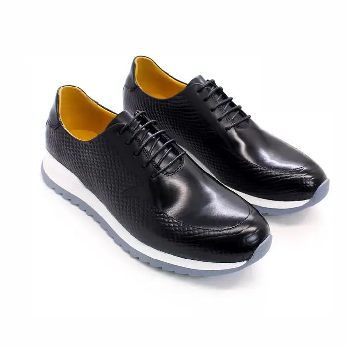 Chaussures en cuir à lacets pour hommes, haute qualité, décontracté, mode, confortable, fête, banquet, mariage