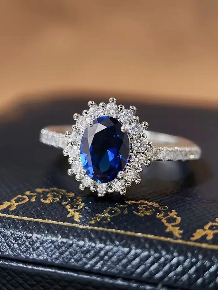 Bague couronne de reine en argent sterling 925 sertie de zirconium blanc alliance de mariage pour femmes occasions spéciales mariage fiançailles