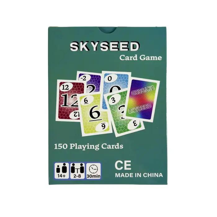 Skyseed jeu de cartes 150 cartes à jouer jeu de société pont Exploration amusante édition d'action cadeaux de noël et d'halloween