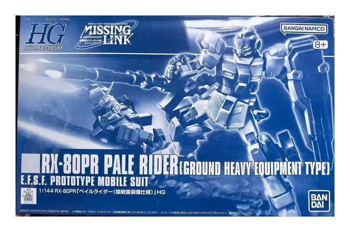 Nouvel arrivage : Figurine de soldat à mobilité limitée style équipement lourd HG RX-80PR Pale Knight pour garçons – Cadeau d'anniversaire