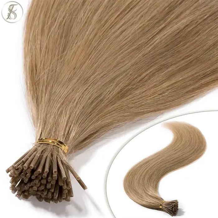 TESS 50g I conseils Extensions de cheveux vrais cheveux humains facile à coiffer bâton je pointe Extensions de cheveux humains pré-collées Extensions pour les femmes
