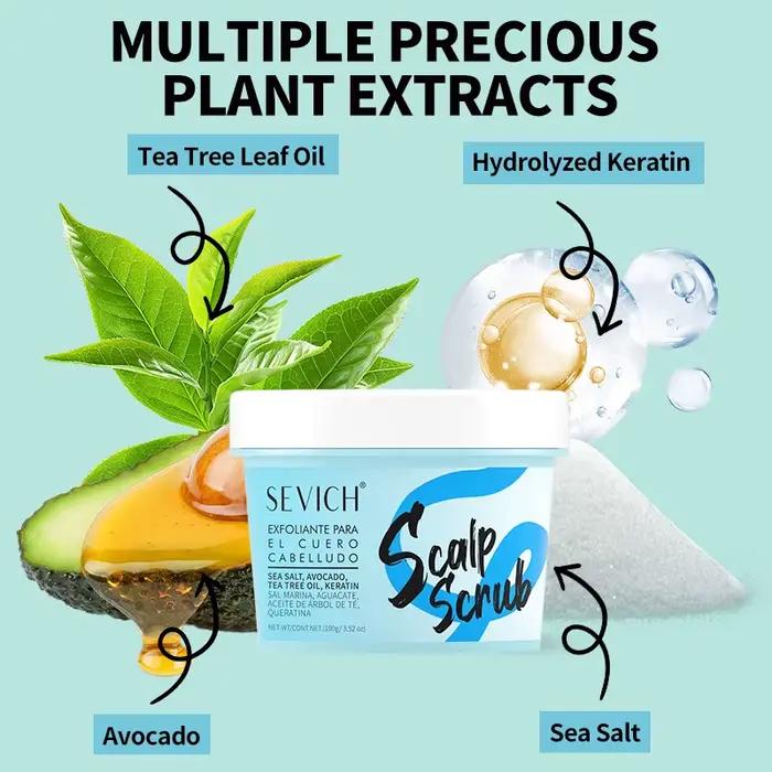 Gommage du cuir chevelu pour laver les cheveux, crème de contrôle de l'huile, exfoliante, Anti-démangeaison, réparation, nettoyage du cuir chevelu, soins de Massage, crème exfoliante