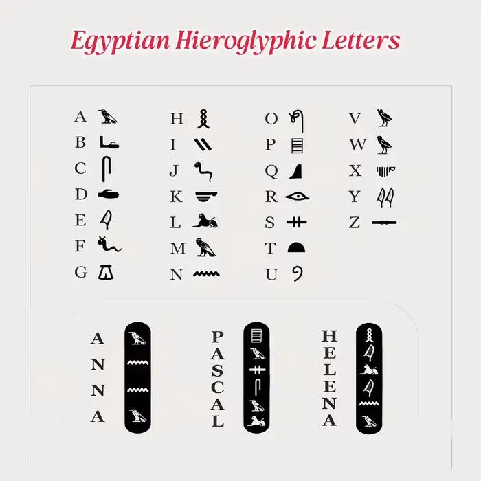 Collier personnalisé avec nom égyptien, couleur or, pendentif avec nom hieroglyphique, bijoux de l'Egypte ancienne, cadeau pour les amateurs de culture rétro