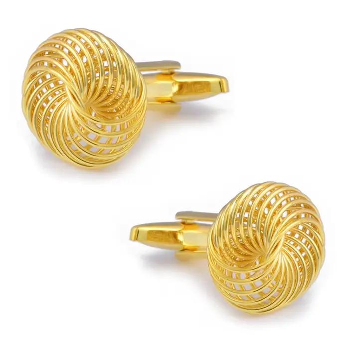 Boutons de manchette au Design ajouré de haute qualité pour hommes et femmes