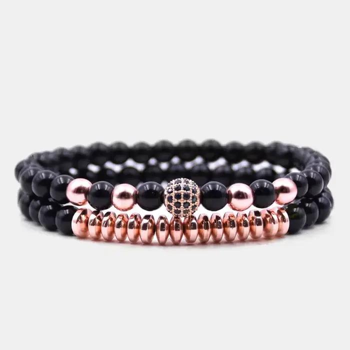 Bracelet enroulé en perles de pierre naturelle pour hommes et femmes, bijoux de Yoga, chaîne à main élastique