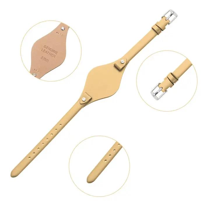 Bracelet en cuir véritable pour Fossil ES3077 2830 3262 3060 4176 4119 4026 4340 8mm, Bracelet de Sport de remplacement